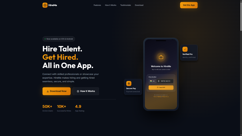 HireMe App